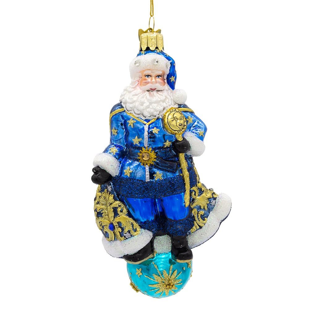 Kurt Adler 6" Bellissimo Celestial Santa Ornament.