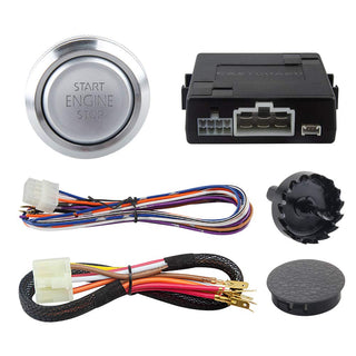 EASYGUARD ES002-P3 Push Engine Start button Module and keyless go System Compatible with car Alarm or keyless Entry System dc12v