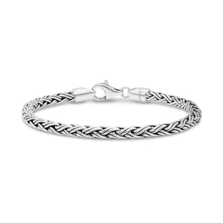DEVATA Bracelet, XS/6.5 Inches, Paddy 4mm Round Chain / Lobster Clasp Lock