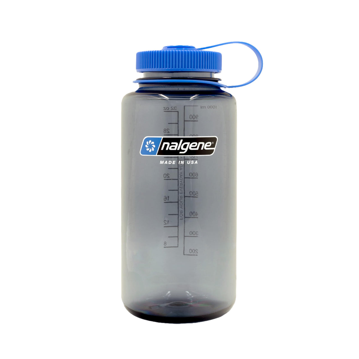 Nalgene Bottle, 32 Ounces, Smoke Grey