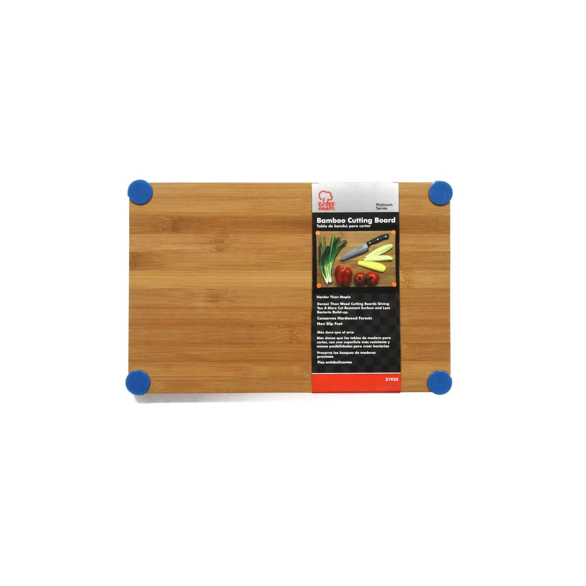 Chef Craft Cutting Board, 13", Natural