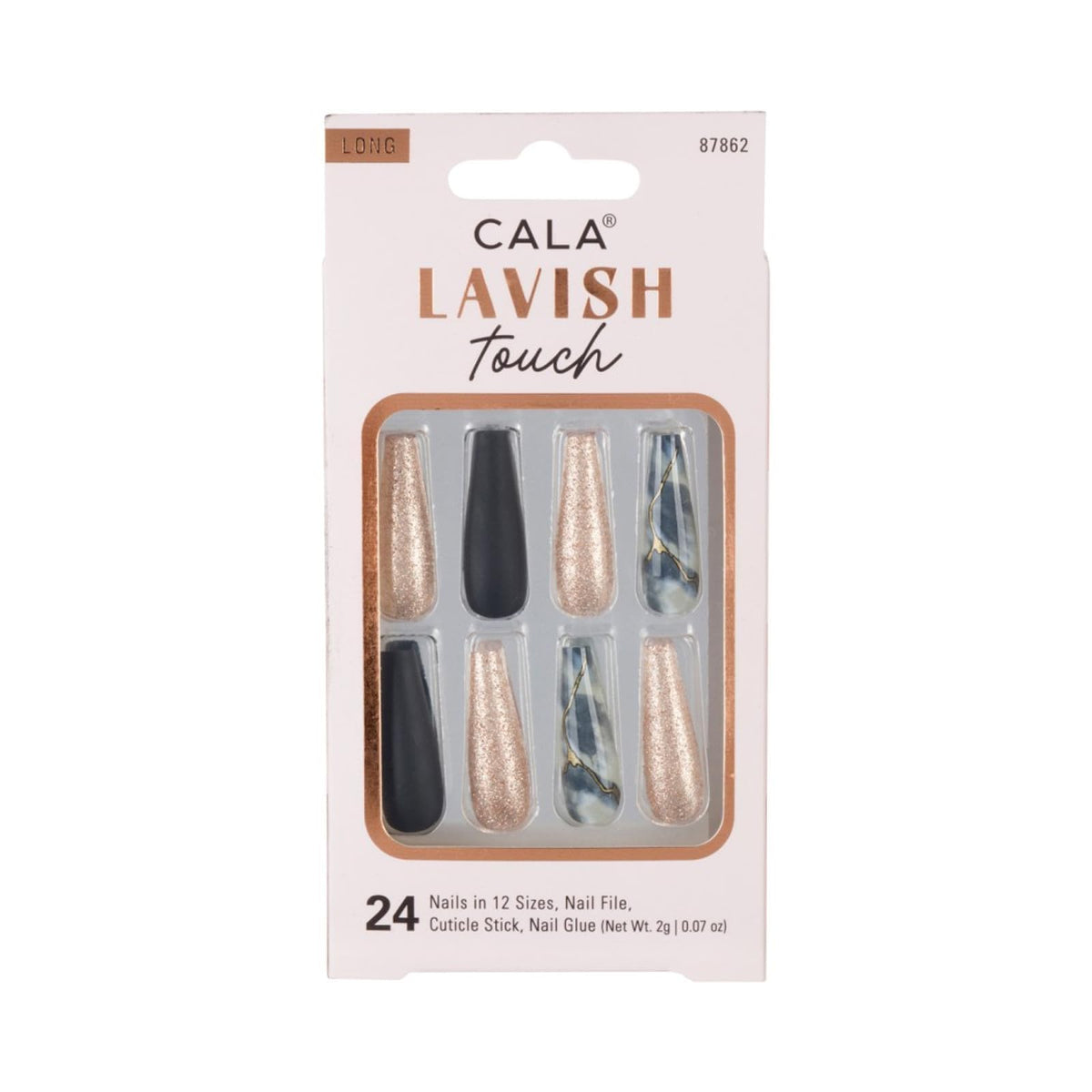 Cala False Nail, Large, French