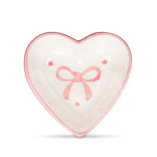 Abbott Collection Dishware Plate, 3.5"L, Ivory/Pink