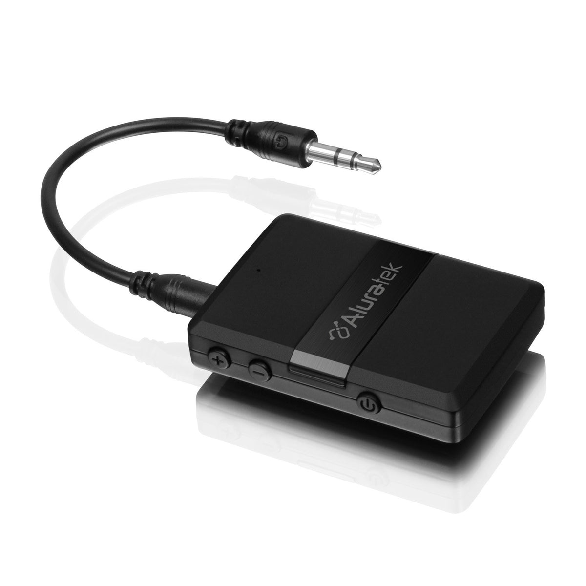 Aluratek Wireless Audio Adapter, Small, Black