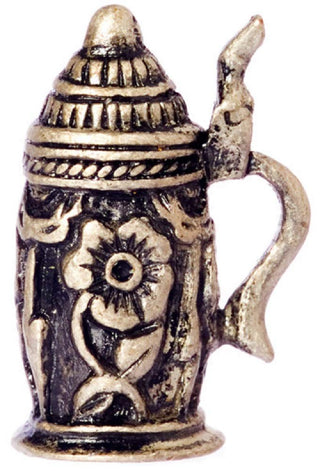 Aztec Imports Farrow Industries Dolls House Miniature 1:12 Scale Metal Pub Bar Accessory Beer Stein Ale Tankard
