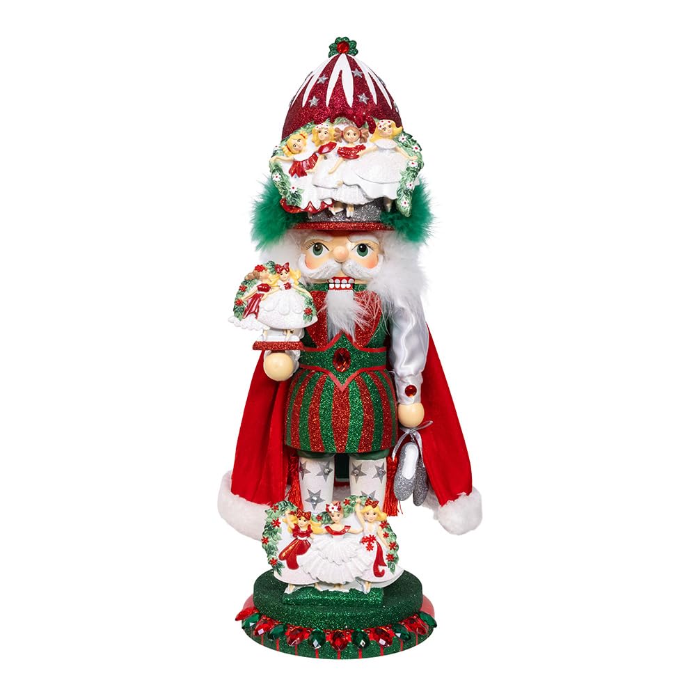 Hollywood Nutcrackers Figurine, 18", Red & Green