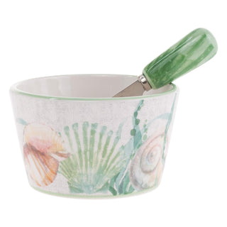 Boston International Dishware Bowl, 4.75" Diameter, Aquamarine