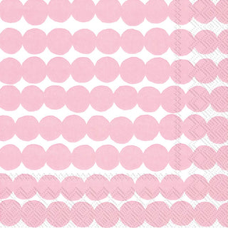 Boston International IHR Marimekko 20-Count Luncheon 3-Ply Paper Napkins, 6.5 x 6.5-Inches, Rasymatto White Rose