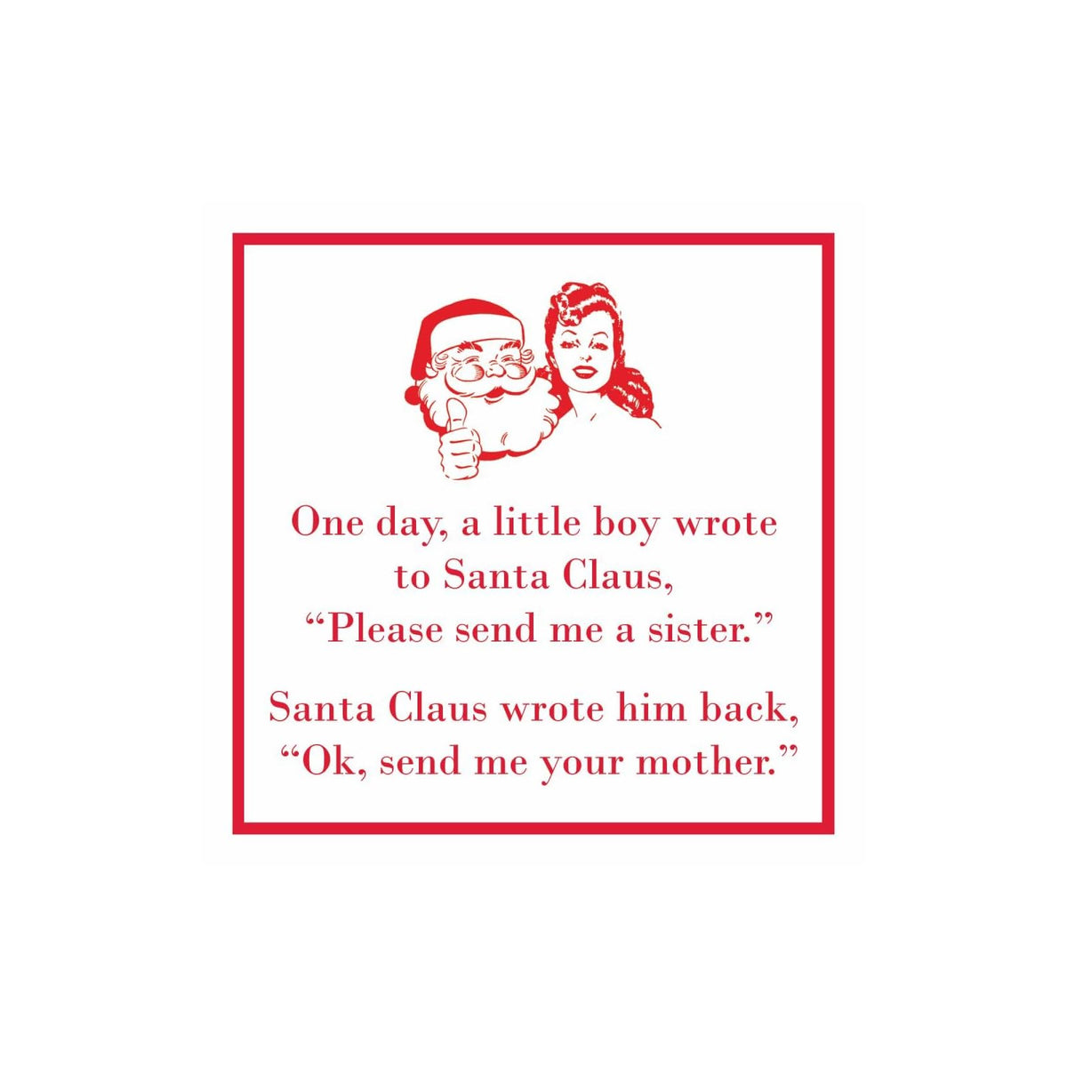 Paperproducts Design Disposable Napkin, 5 inches, Send Me Your Mother