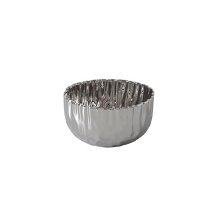 Pampa Bay Dishware Bowl, Medium, Silver