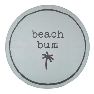 Stephan Baby Towel, 42-Inch Diameter, Grey - Beach Bum