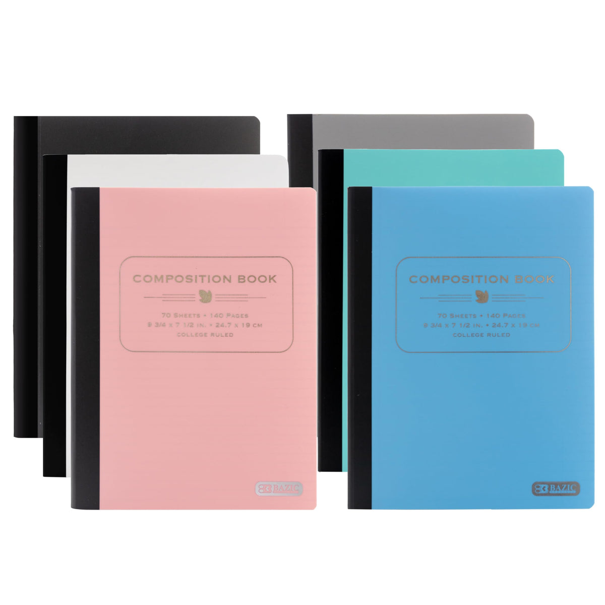 BAZIC PRODUCTS Blank Book, Pastel