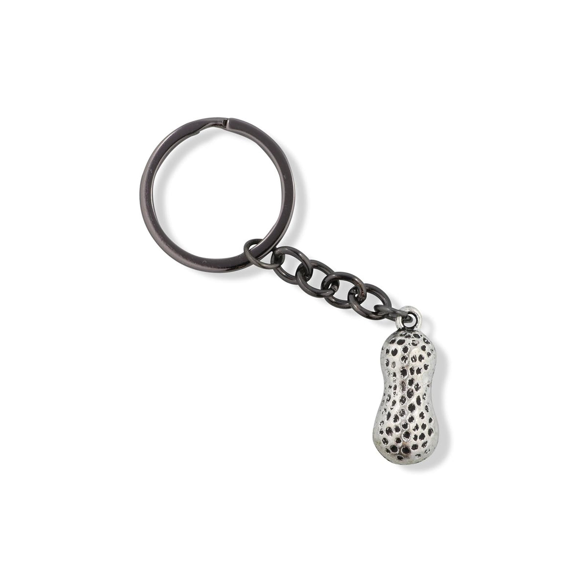Dave The Bunny Keychain, Medium, Silver