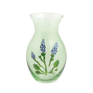 Mud Pie Vase, 5 1/2" x 2 3/4" dia, Green