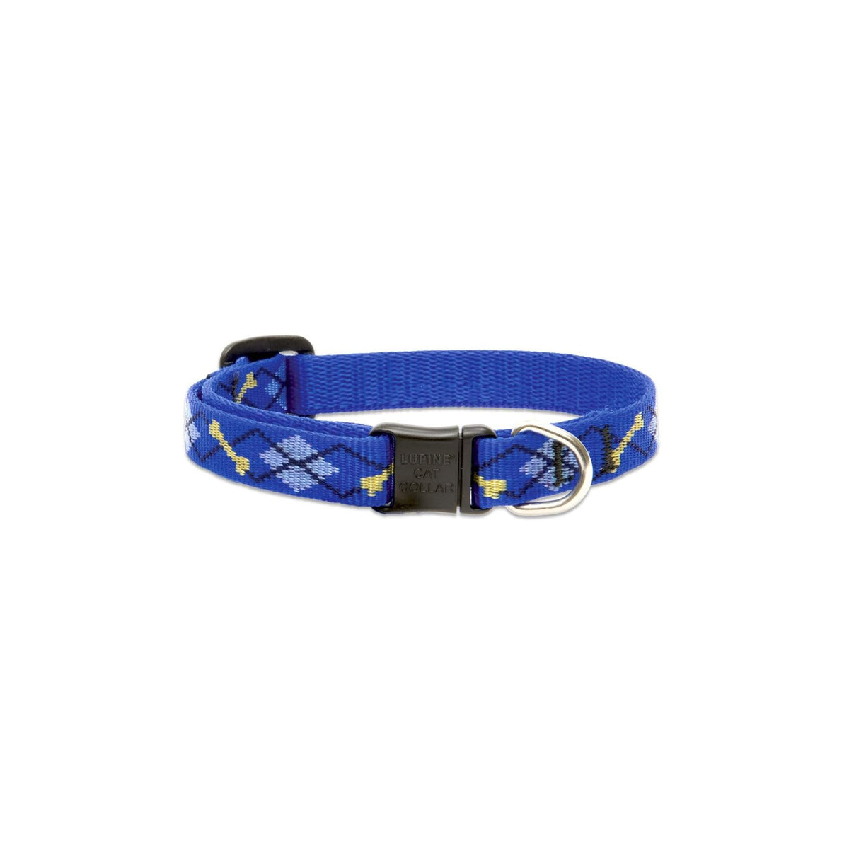 LupinePet Animal Collar, No Bell, Dapper Dog