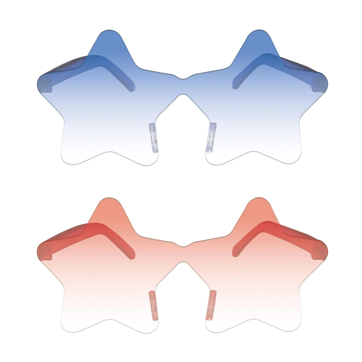 Beistle Costume Eyewear, One Size, Blue and Red