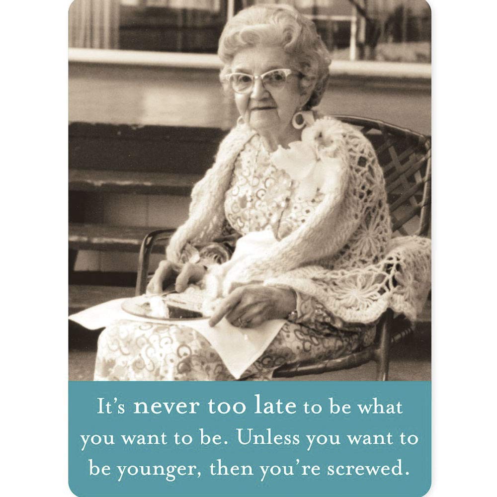 Shannon Martin Design Decorative Magnet, 2.63 x 3.5 x 0.06 inches, It S Never To
