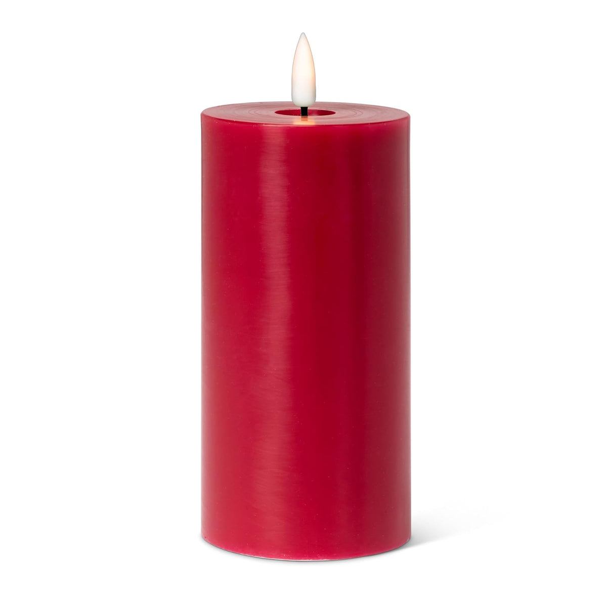Abbott Collection Lamp, Pillar (3x6"H), Red