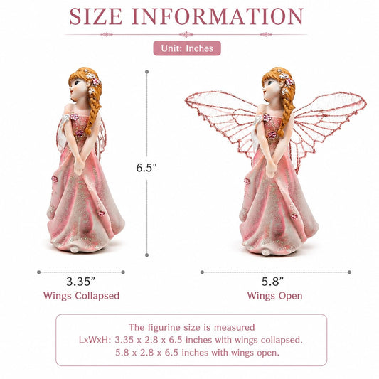 Comfy Hour Figurine, 6.5", Pink