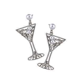 Bamboo Trading Earring, 2-Inch, Silver