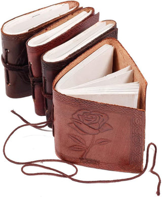 TUZECH Blank Book, 3x3x1, Brown