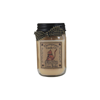 Thompson's Candle Co. Candle, Mason Jar, Cream