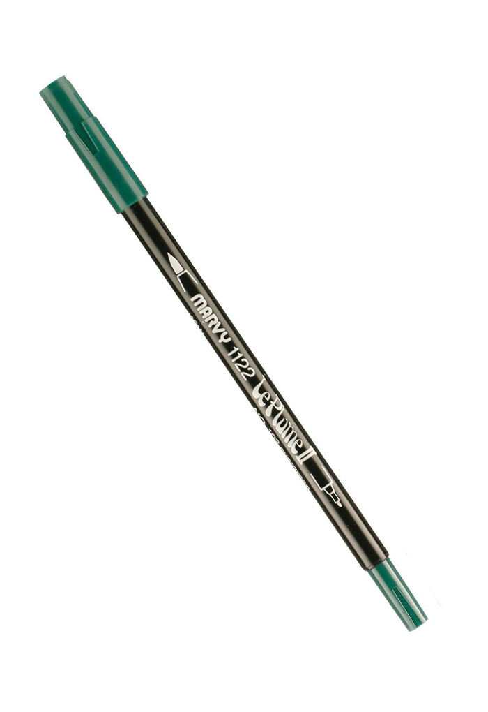 Uchida 1122-C-103 Marvy Le Plume II Watercolor Marker Art Supplies, Evergreen
