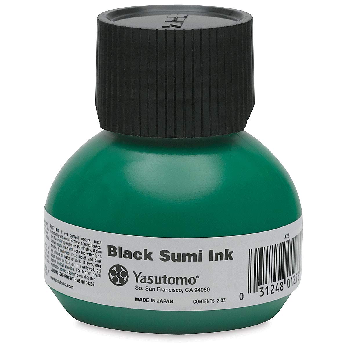 Yasutomo Liquid Ink, 2 fl oz, Black