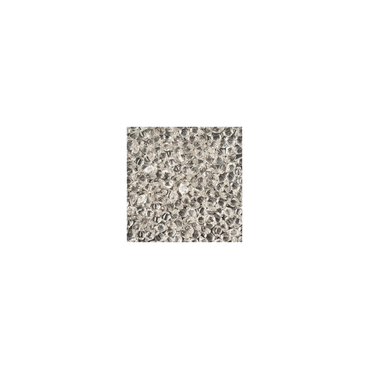 John Bead Craft Bead, Medium to Large (diameter not specified), Crystal Silver L
