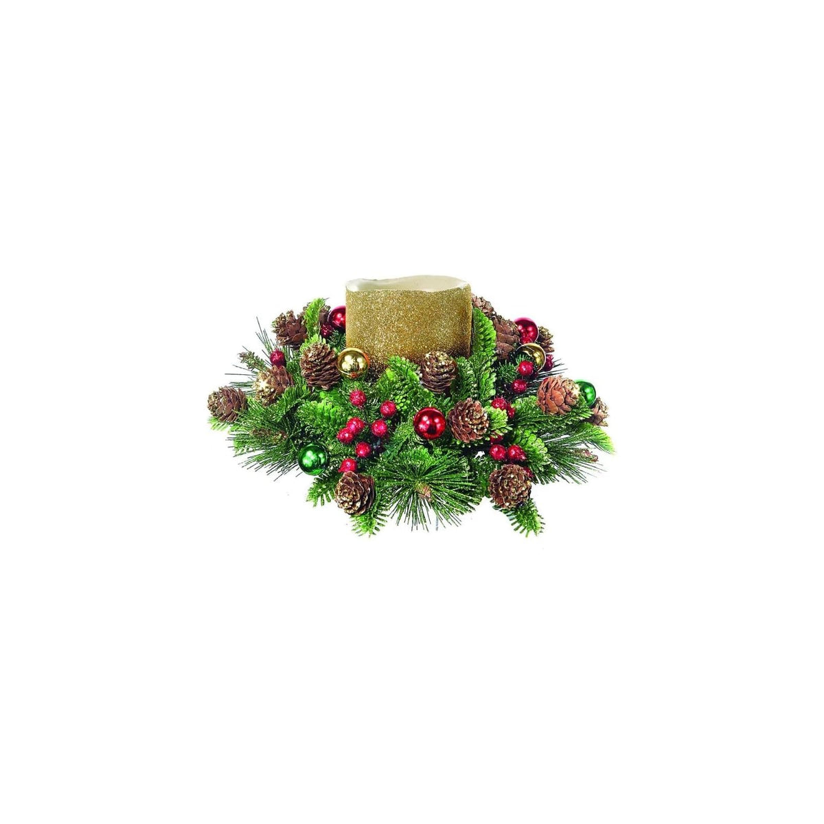 Regency International Candle Holder, Green,red, Classic