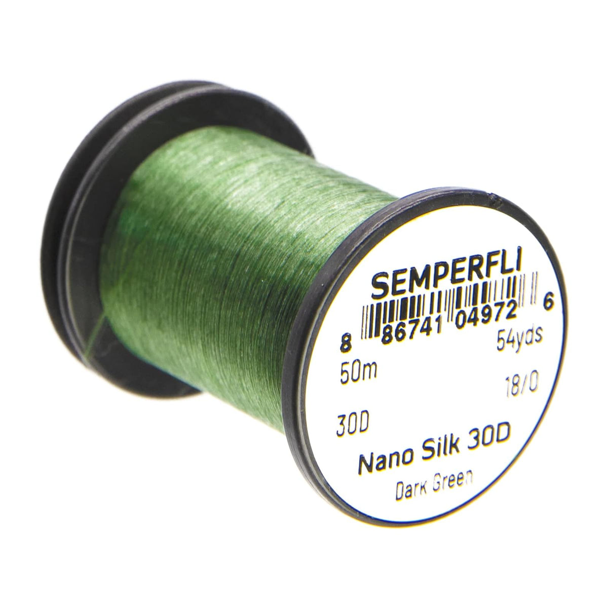 Semperfli Fishing Line, 30D '18/0, Dark Green