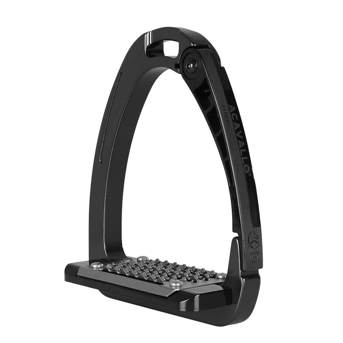 Acavallo Unisex's Charcoal Arena Safety Stirrup, One