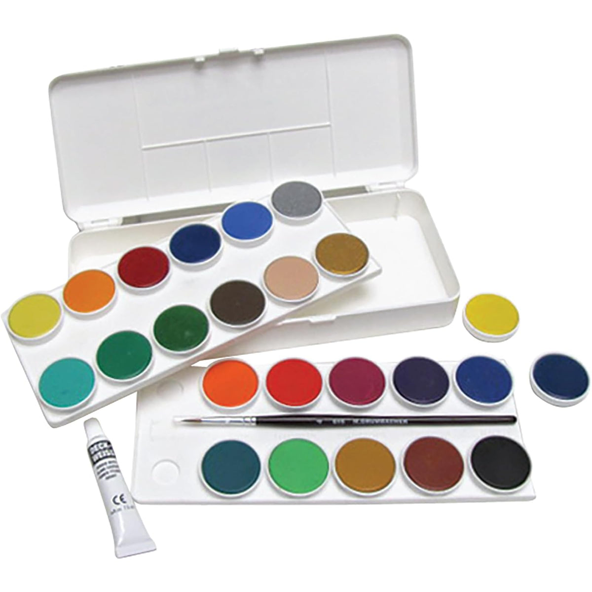Grumbacher Paint, 1 Count (Pack of 1), 24 Colors & Brush