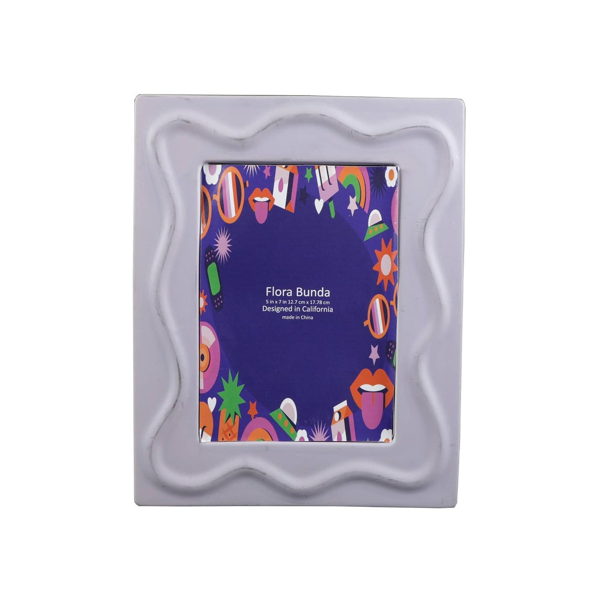Flora Bunda Picture Frame, Purple