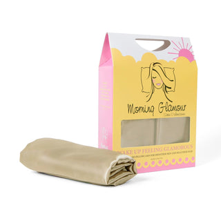 Morning Glamour Pillowcase, King (20" x 36"), Gold