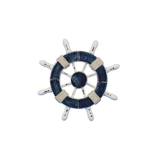 Hampton Nautical Wall Art, 6"L x 6"W, Dark Blue