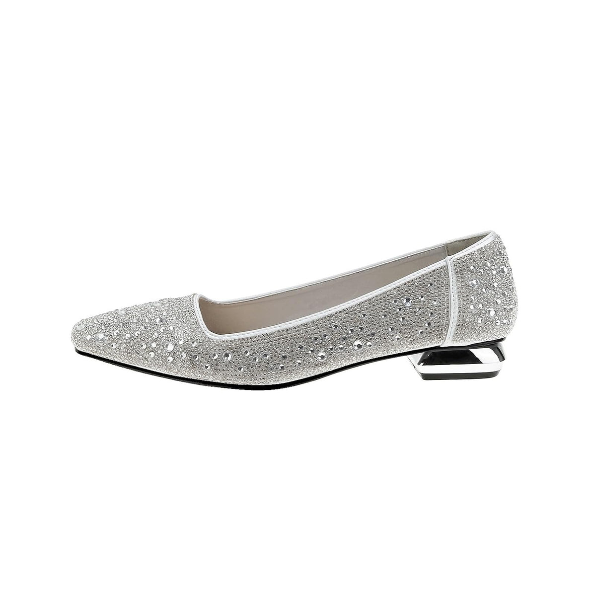Lady Couture Shoes, 8, Silver