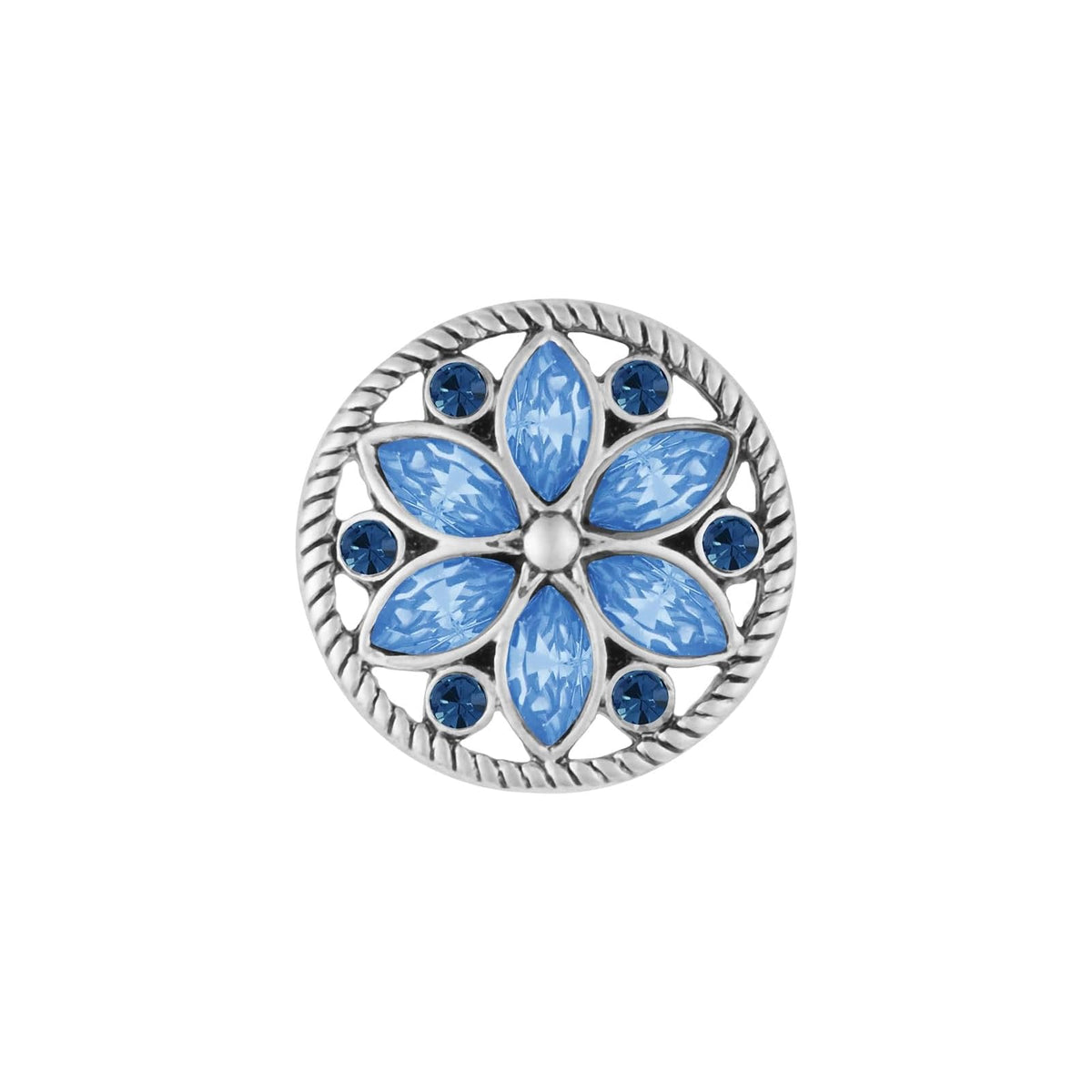 Ginger Snaps Jewelry Finding, 0.79 inches, Blue