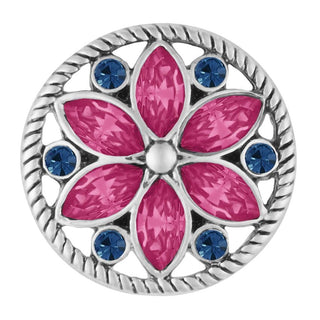 Ginger Snaps Leila, 20 Millimeter, Pink, Rhodium Plated, Women, Jewelry and Accessories