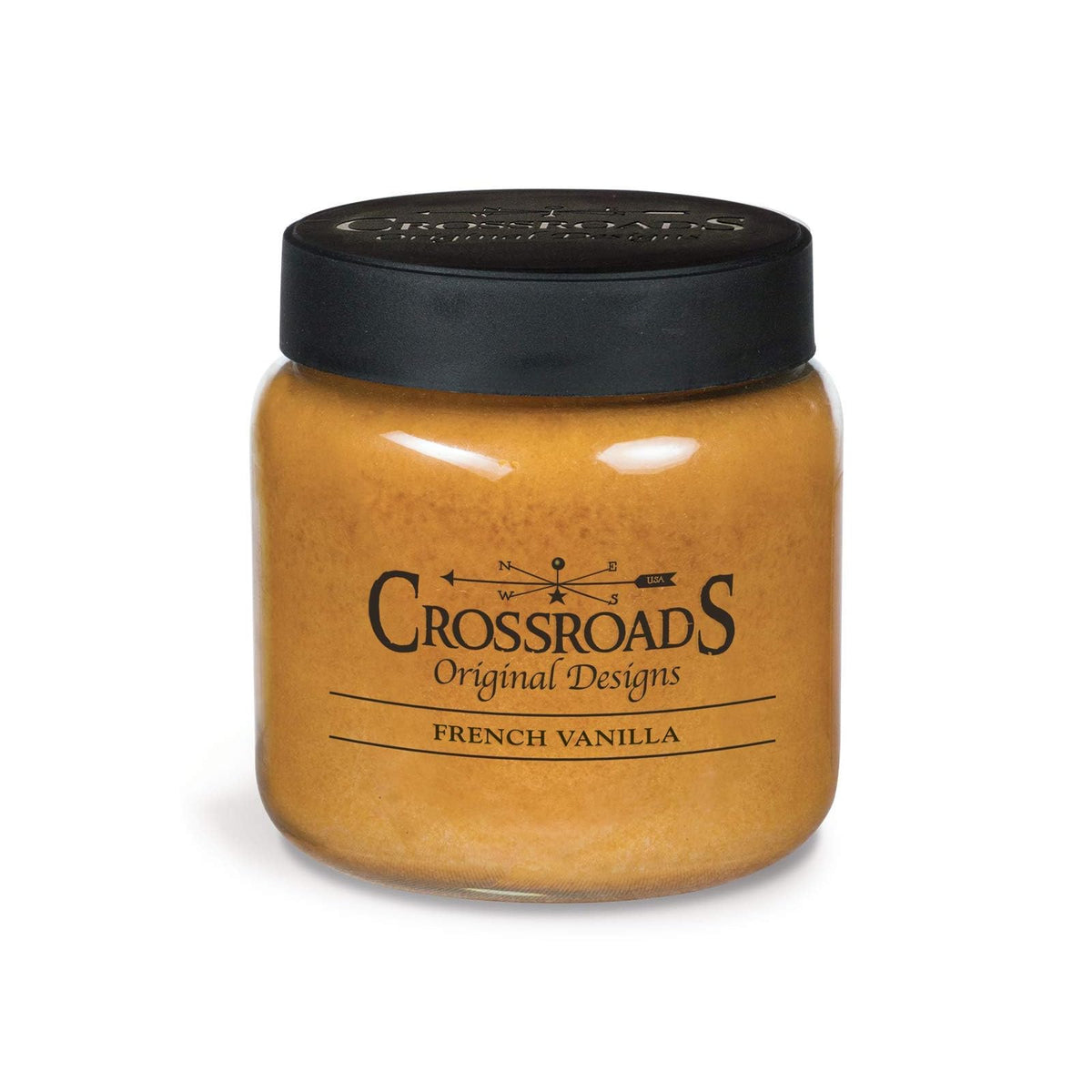 CROSSROADS ORIGINAL DESIGNS Candle, 16 ounce, Orange