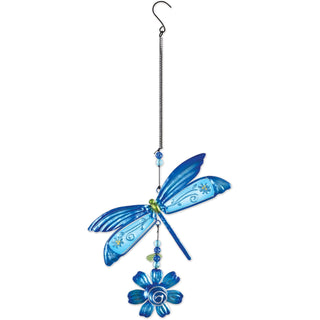 Sunset Vista Designs Hanging Ornament, 18.5" Long, Blue Dragonfly