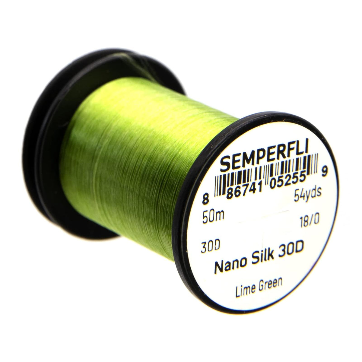 Semperfli Fishing Line, 30D '18/0, Lime Green / Light Green
