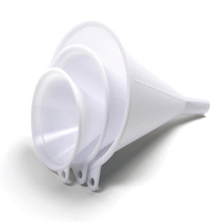 Norpro Funnel, Set of Three, White