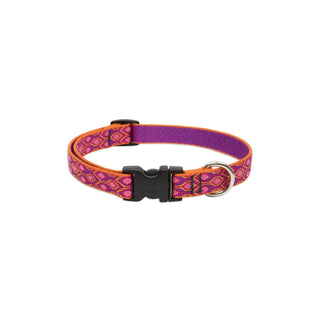 LupinePet Animal Collar, 3/4"W; 15-25" Neck, Pink, Purple