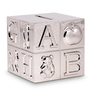 Creative Gifts International Money Bank, Small, Pewter - Shiny