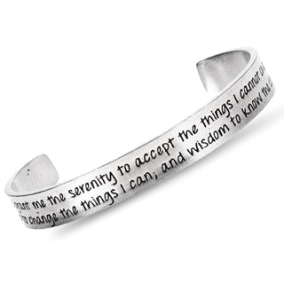 Quotable Cuffs Bracelet, 6 25 inch, Serenity Prayer