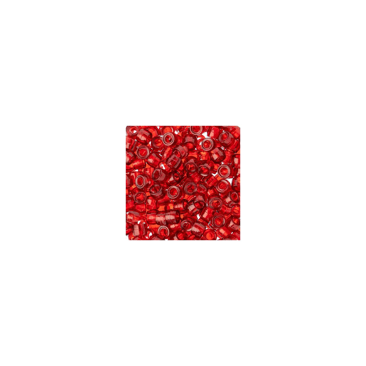 John Bead Craft Bead, 6mm, Transparent Ruby