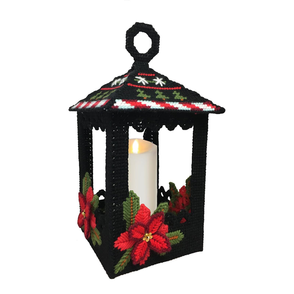 Design Works Crafts Candle Holder, 5.5" x 5.5" x 12", Multicolored