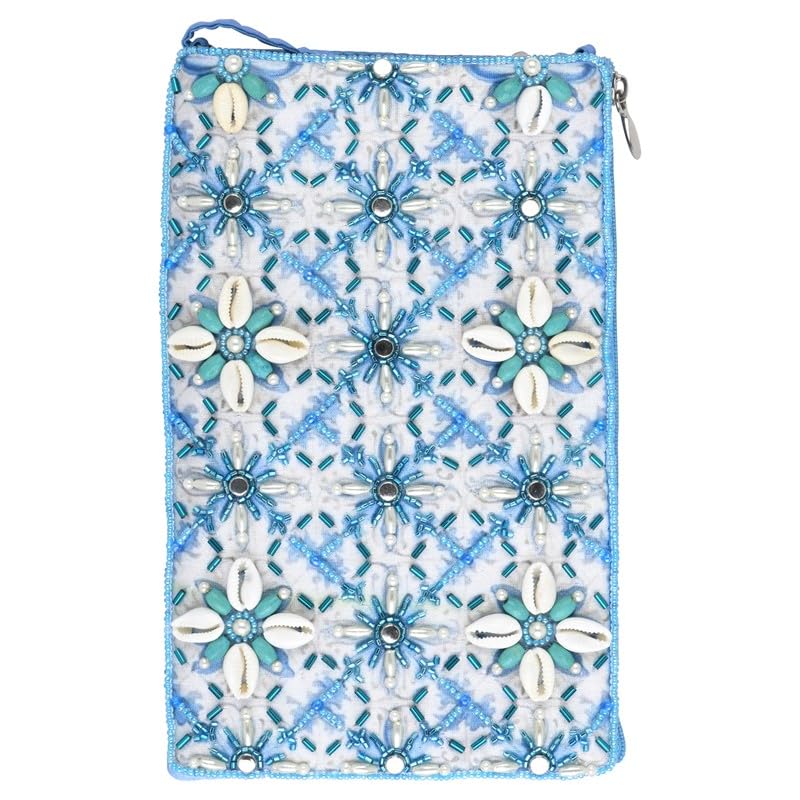 Bamboo Trading Club Bag Caribbean Cowrie, Blue