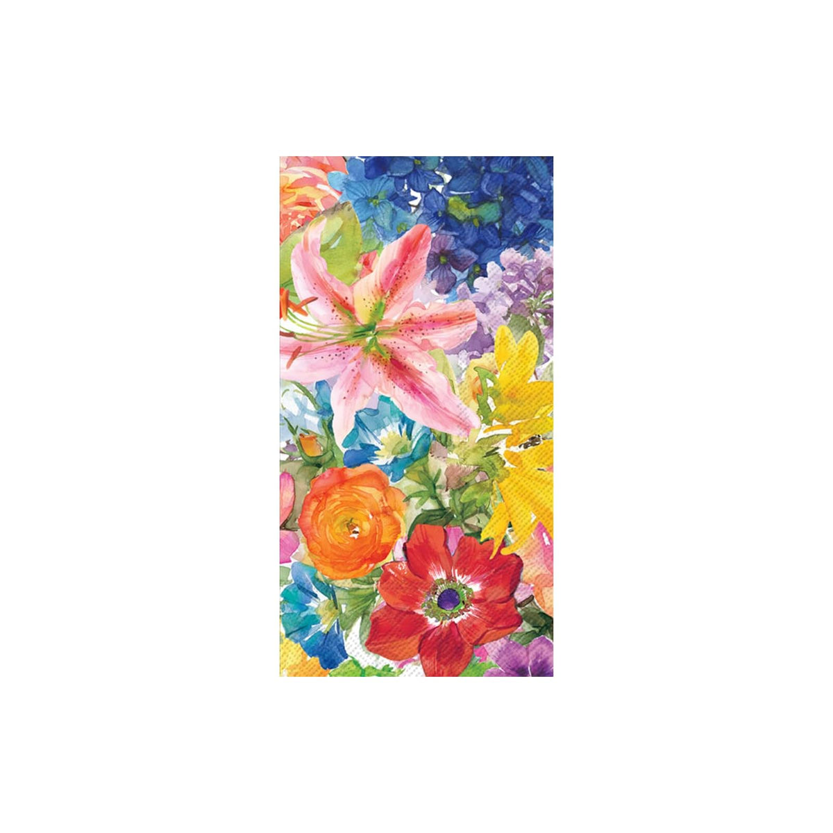 ihr SINCE 1977 Disposable Napkin, 16-Count Guest Size, Abundant Floral